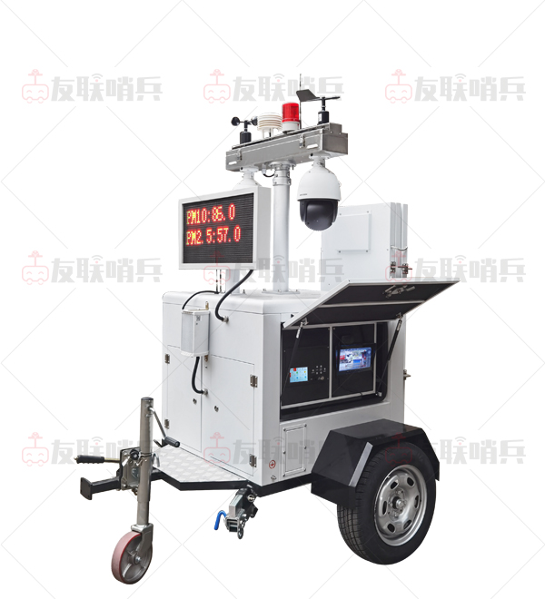 工地?fù)P塵氣象監(jiān)測太陽能移動(dòng)監(jiān)控車